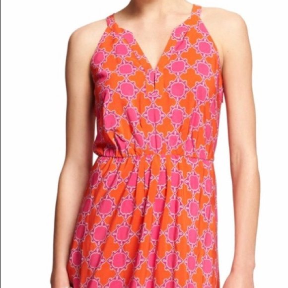 NWT Banana Republic Geometric Print Maxi Dress -12 - Picture 2 of 12